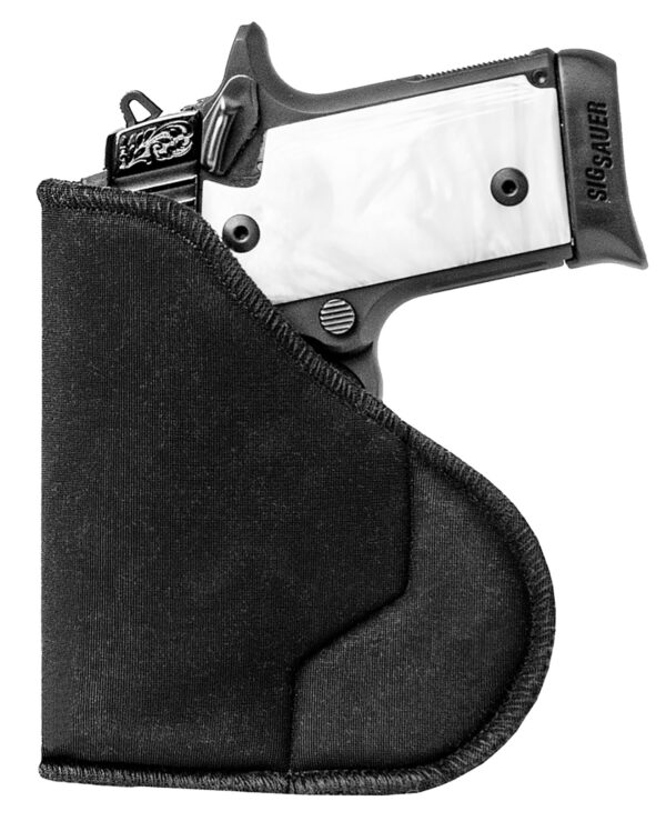 Sentry HexGrip IWB/Pocket Holster — Black Nylon, Fits 2-3″ Barrel