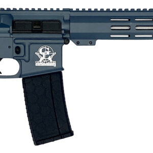 Great Lakes Firearms GL15223SSBLU AR-15  223 Wylde 30+1 16″ Stainless Barrel, Blue Titanium Cerakote Receiver, Full Picatinny Rail,  Black Collapsible Stock, Polymer Grip