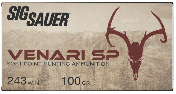 Sig Sauer Venari .243 Win 100 gr SP – 20-Count Box