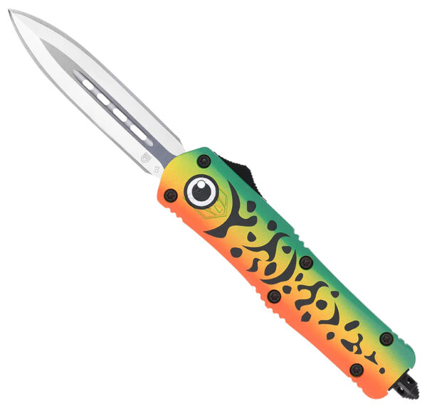 CobraTec FS-3 Green Lure OTF Dagger — 3 inch D2 Blade
