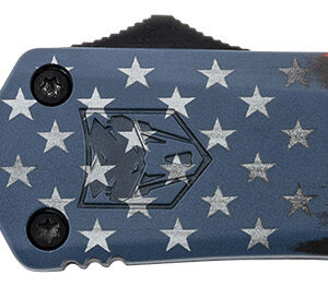 Cobratec FS-3 OTF 3in D2 Drop Point, US Flag Handle