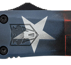 CobraTec FS-3 Texas Flag 3″ OTF Dagger, D2 Satin Blade