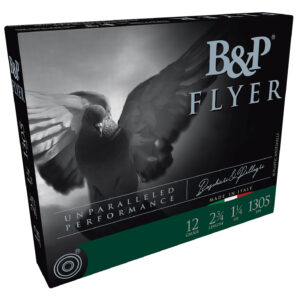 B&P Competition Flyer 12 Gauge 2.75″ 1 1/4oz #8 Shot, 10/Box