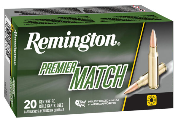 Remington Premier Match .223 Rem 52 gr – 20ct Box