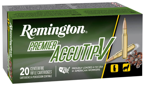 149298 Remington Premier AccuTip-V .224 Valkyrie 60 gr – 20rd Box