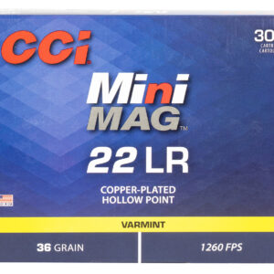 CCI Mini-Mag .22 LR 36 gr Hollow Point — 300 Rounds
