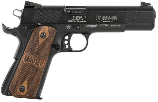BLG Mauser 1911 22 LR 5″ 10+1 Walnut Grip