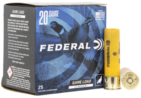 149815 Federal H2586 Game-Shok 20 Gauge 3″ 1-1/4 oz #6, 25rd