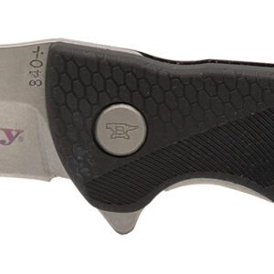 Hornady 99143 Folding Knife, 420HC SS, Black GFN