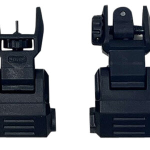 NCStar VG166 Low-Profile Flip-Up Picatinny Sights, Black
