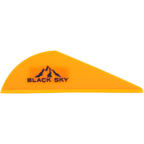 1501343_1 Bohning Black Sky Vane 2 in. Neon Orange 100 pk.