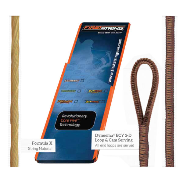 1502280_1 FirstString Classic String Set Buckskin w/Tan Serving Bear Cruzer G2