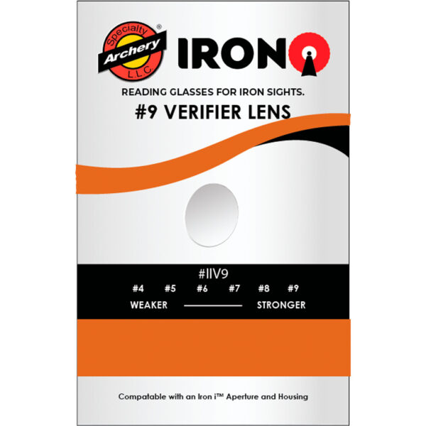 Specialty Iron I Rifle Peep Verifier #9 Orange
