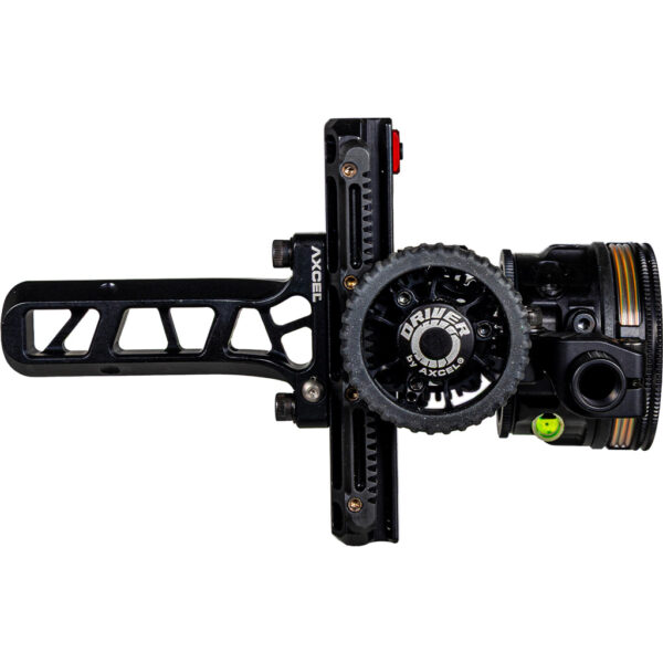 1502914_2 Axcel Driver Plus Slider Sight w/AVX-41 Scope Stealth BH Bridge-Lock .019 Green/Red Fiber 2 Pin
