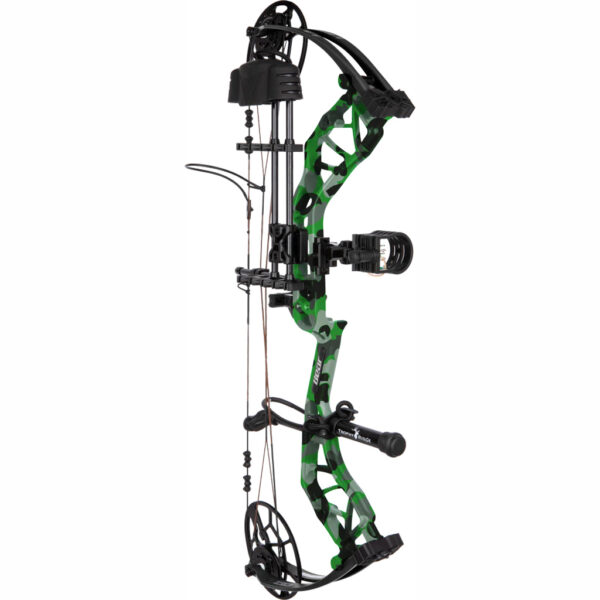 1503222_3 Bear Legit MAXX RTH Bow Package Fred Bear Electric/Black 70 lbs. LH