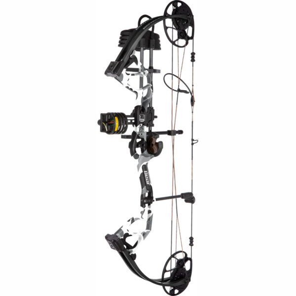 1503244_1 Bear Royale RTH Bow Package Fred Bear Whiteout/Black 50 lbs. LH