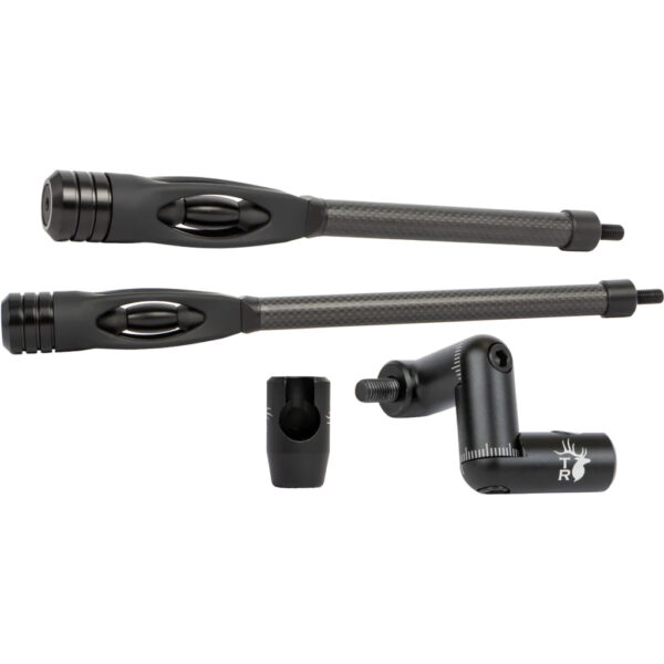 Trophy Ridge Seismic Stabilizer Combo 12.10 Black 12 in./10 in.