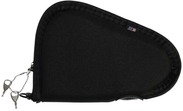 15034 Allen Endura Locking Handgun Case 8-inch Black