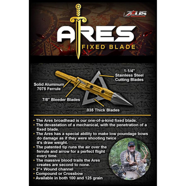 1503586_2 Zeus Ares Broadhead 100 gr. 3 pk.