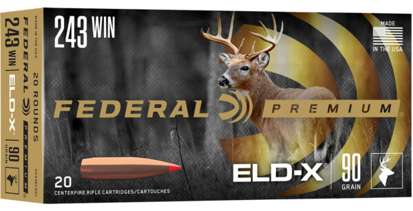150593 Federal Premium ELD-X .243 Win 90 gr 20rd