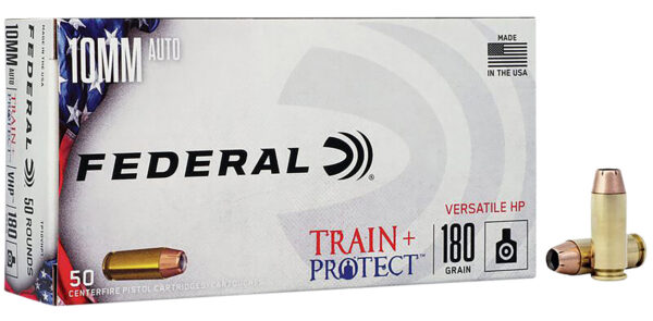 150625 Federal Train + Protect 10mm Auto 180gr VHP — 50 rds