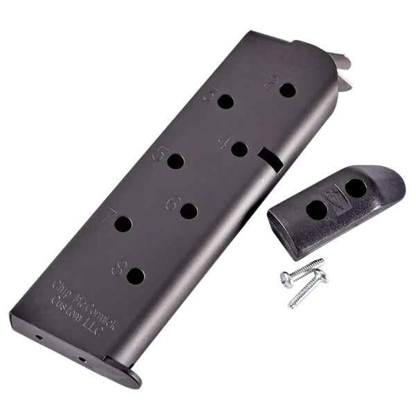 Chip McCormick Match Grade 8rd .45 ACP Stainless Steel 1911 Magazine