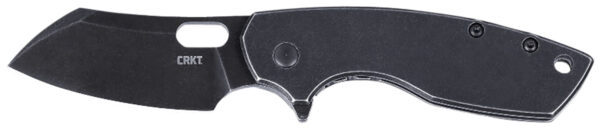 CRKT Pilar Large Folding Knife — Stonewashed Plain Edge