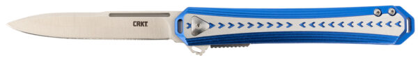 CRKT Stickler 3.38″ Assisted Folding Knife — Blue Handle