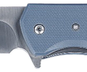 CRKT 6880 Ignitor  3.48″ Folding Drop Point Plain Satin 8Cr13MoV SS Blade/ Blue/Black G10 Handle Includes Pocket Clip