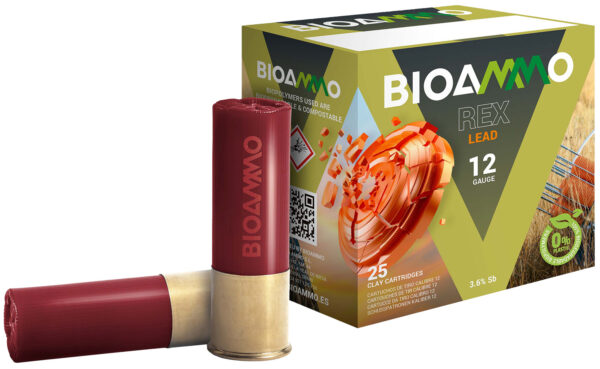 BIOAMMO Rex 12 Gauge 2.75″ 1 oz 7.5 Shot 25rd