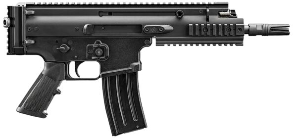 151369 FN 38101240 SCAR 15P 5.56x45mm 30+1 7.50″ Black Chrome Lined Steel Barrel, Black Anodized Aluminum Picatinny Rail Receiver, Black Polymer Grip, Ambidextrous