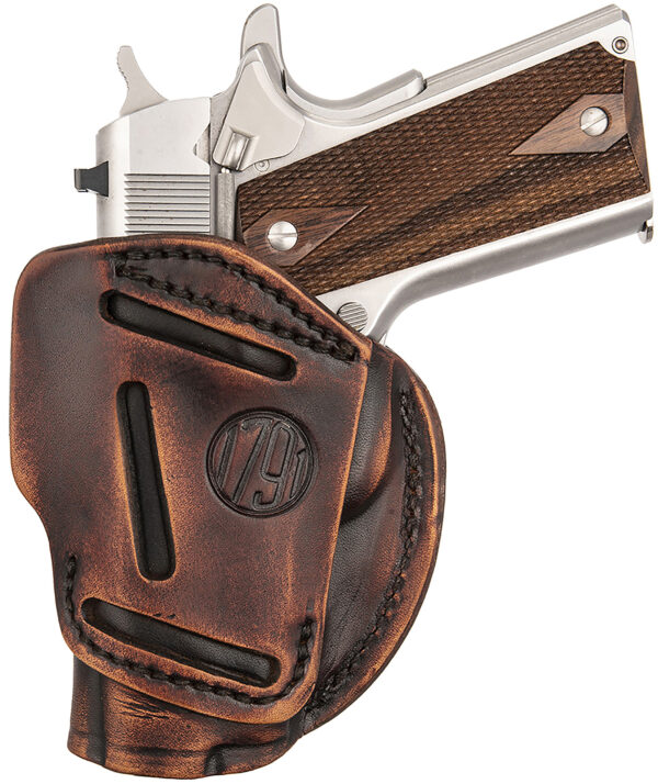 1791 Gunleather 3-Way IWB/OWB Holster Size 01 Vintage Leather