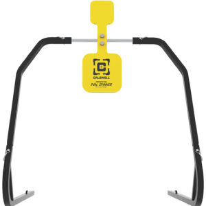 Caldwell 1196226 Daul Spinner  Yellow AR500 Steel 3/8″ Thick Standing Target Includes 5″ & 8″ Plates