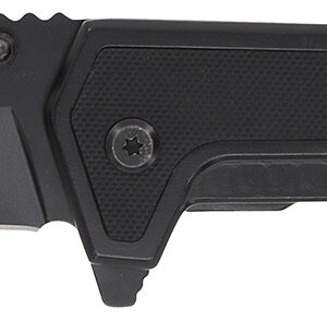 Smith & Wesson Knives 1160826 M&P Body Guard Folding Plain Black 8Cr13MoV SS Blade 5.26″ Black Steel/G10 Handle Includes Pocket Clip