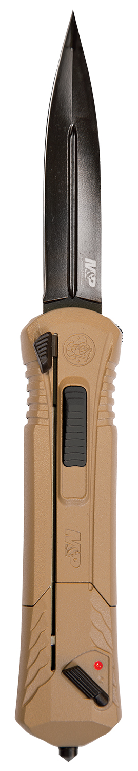 151554 S&W M&P OTF Spear Point Knife FDE Aluminum Handle