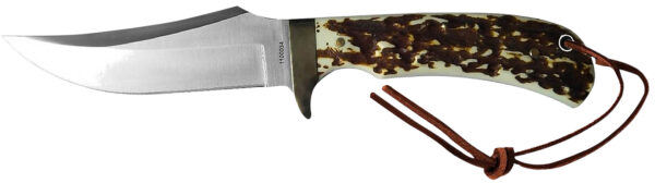 151556 Uncle Henry Staglon Skinner Knife w/ Leather Sheath