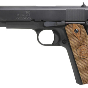 Iver Johnson 1911A1 – .38 Super 5″ Matte Blued Walnut
