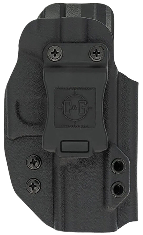 C&G Holsters Covert IWB Kydex Belt Clip – S&W Shield 9/40, Black