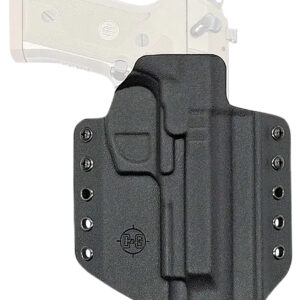 C&G HOLSTERS Covert OWB Kydex Holster, Right Hand, Black