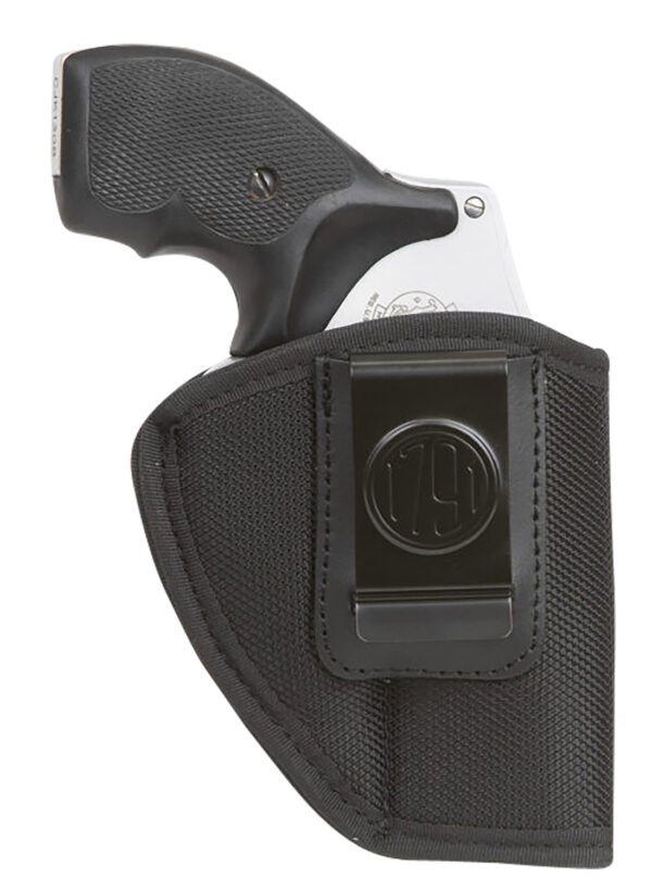 151972 1791 Gunleather PNIWB2BLKL Premium Nylon IWB Size 02 Black Ballistic Nylon Belt Clip Left Hand