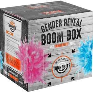 Tannerite Gender Reveal Boom Box — 1 lb Target, Bright Pink