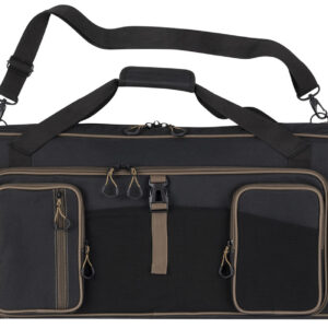 Allen Tower Double Rifle Case, 50 in, Black/Gold