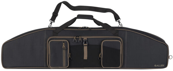 Allen Tower Double Rifle Case, 50 in, Black/Gold