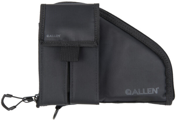 Allen 78-7 Pistol Case w/ Mag Pouch — Black, Fits 8-inch