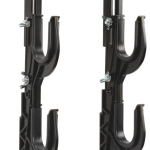 Allen Two-Gun Molded Rack, Black, Holds 2