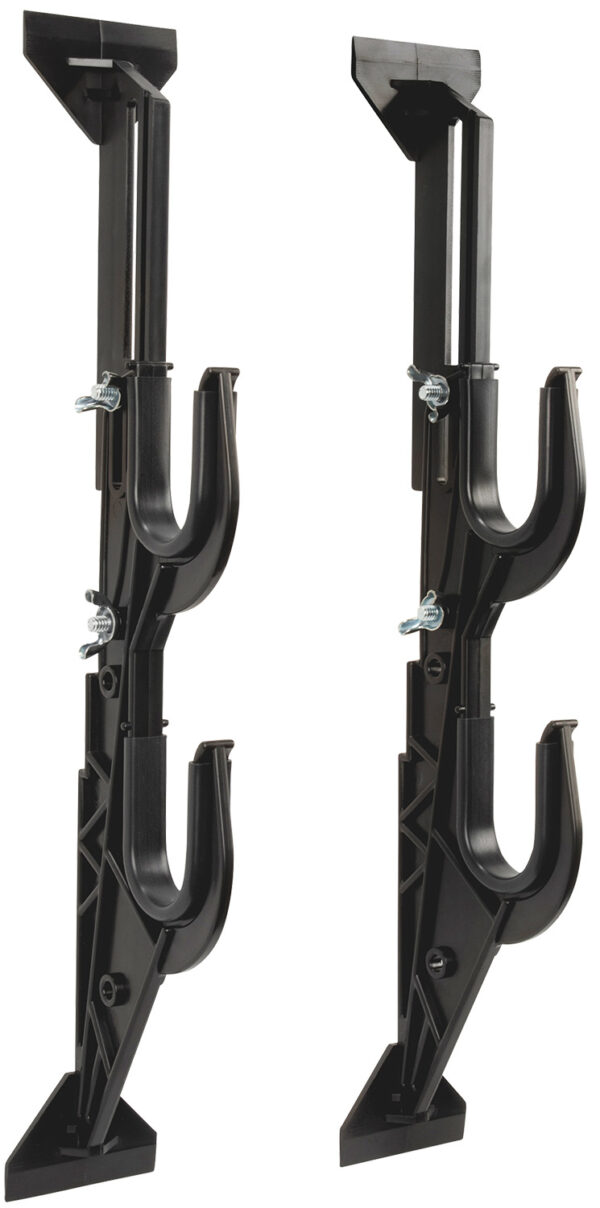 152435 Allen Two-Gun Molded Rack, Black, Holds 2