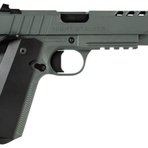 Tisas 1911 Night Stalker .45 ACP 5″ Platinum Grey