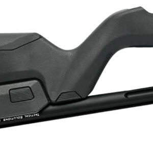 152781 Tactical Solutions TDCMBBBLK X-Ring Takedown Barrel and Stock Combo 22 LR 16.50″ Matte Black Fluted & Threaded with Fiber Optic Sight, Black Magpul Backpacker Stock Fits Ruger 10/22 Takedown