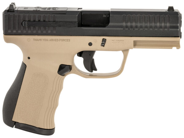 153233 FMK Mach 9 G3 9mm 4-inch FDE Optic Ready