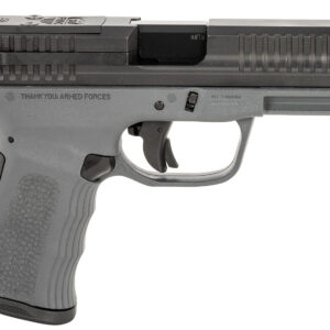 FMK FMKG49DG G3  9mm Luger 14+1 4″ Stainless Steel Barrel, Black Optic Cut/Serrated Carbon Steel Slide, Dark Gray Polymer Frame w/Picatinny Rail, Black Backstrap Grip